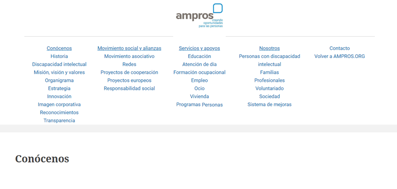 Accesibilidad Ampros